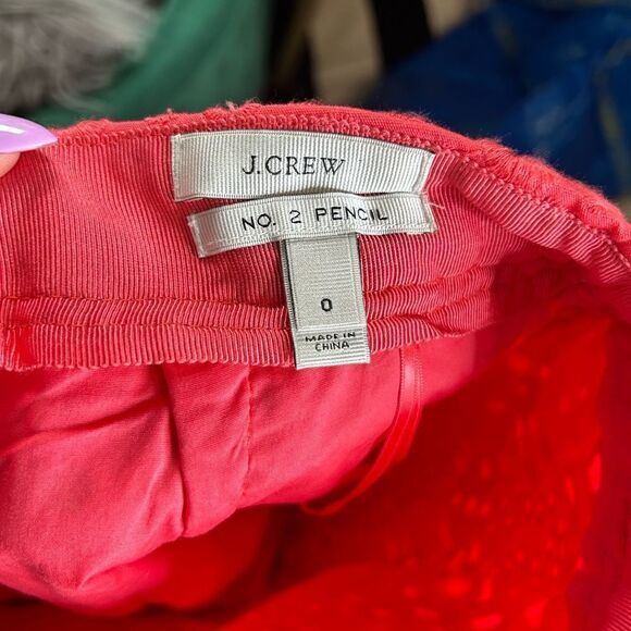 J.Crew Eyelet No.2 Pencil Skirt - Picture 3 of 3